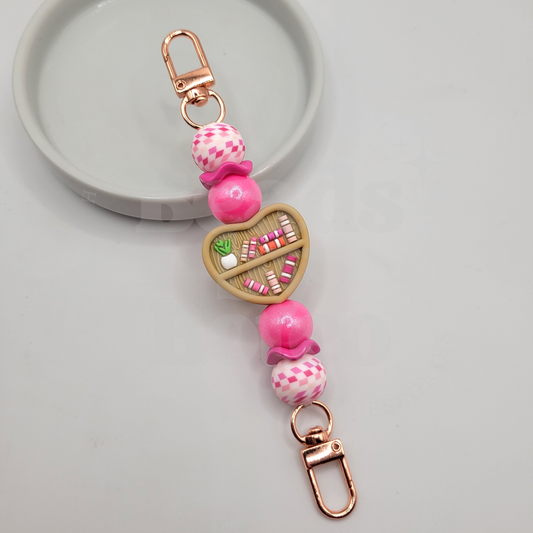 Kindle Strap - Pink Bookshelf