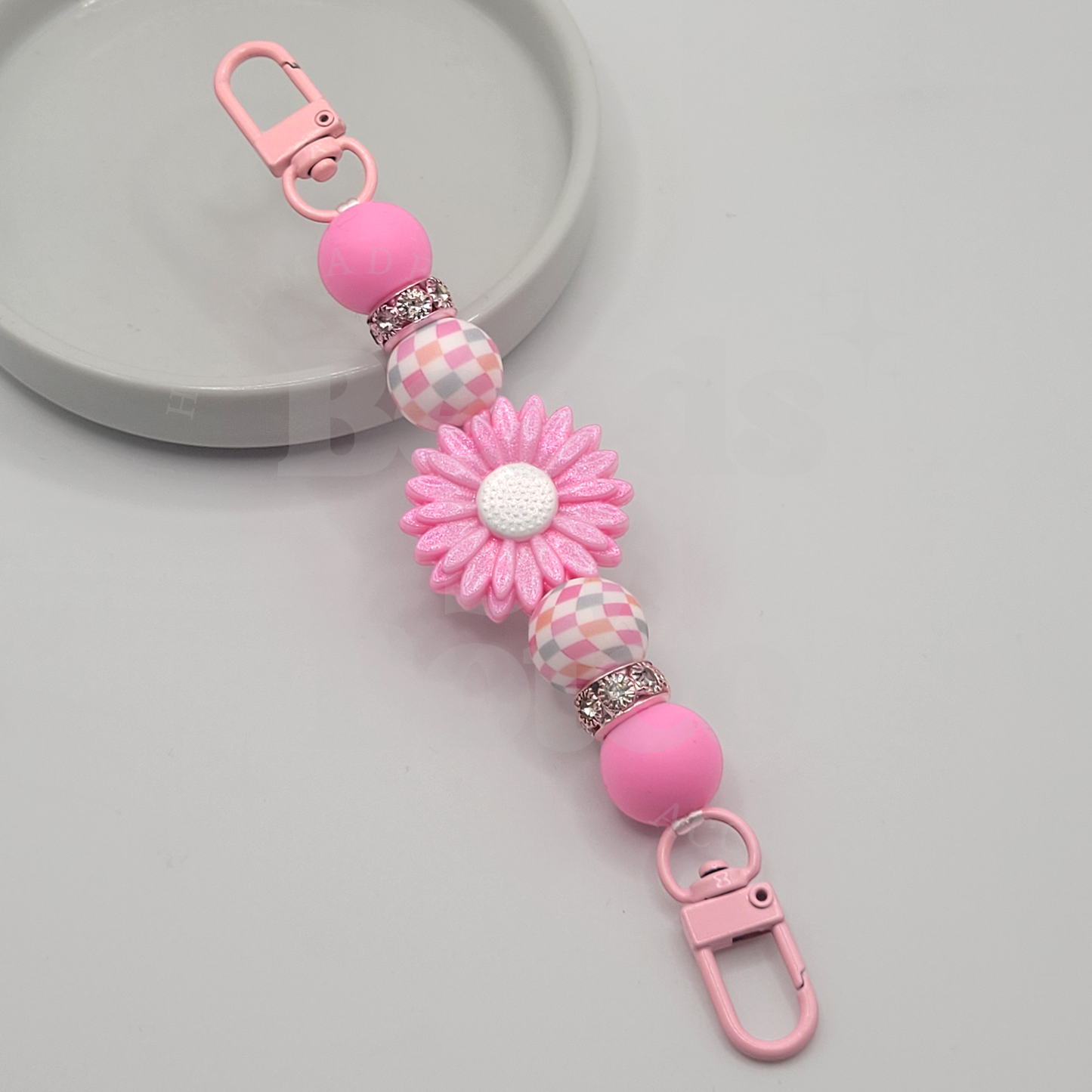 Kindle Strap - Pink Daisy