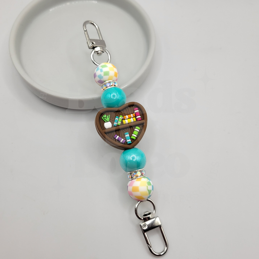 Kindle Strap - Rainbow Bookshelf