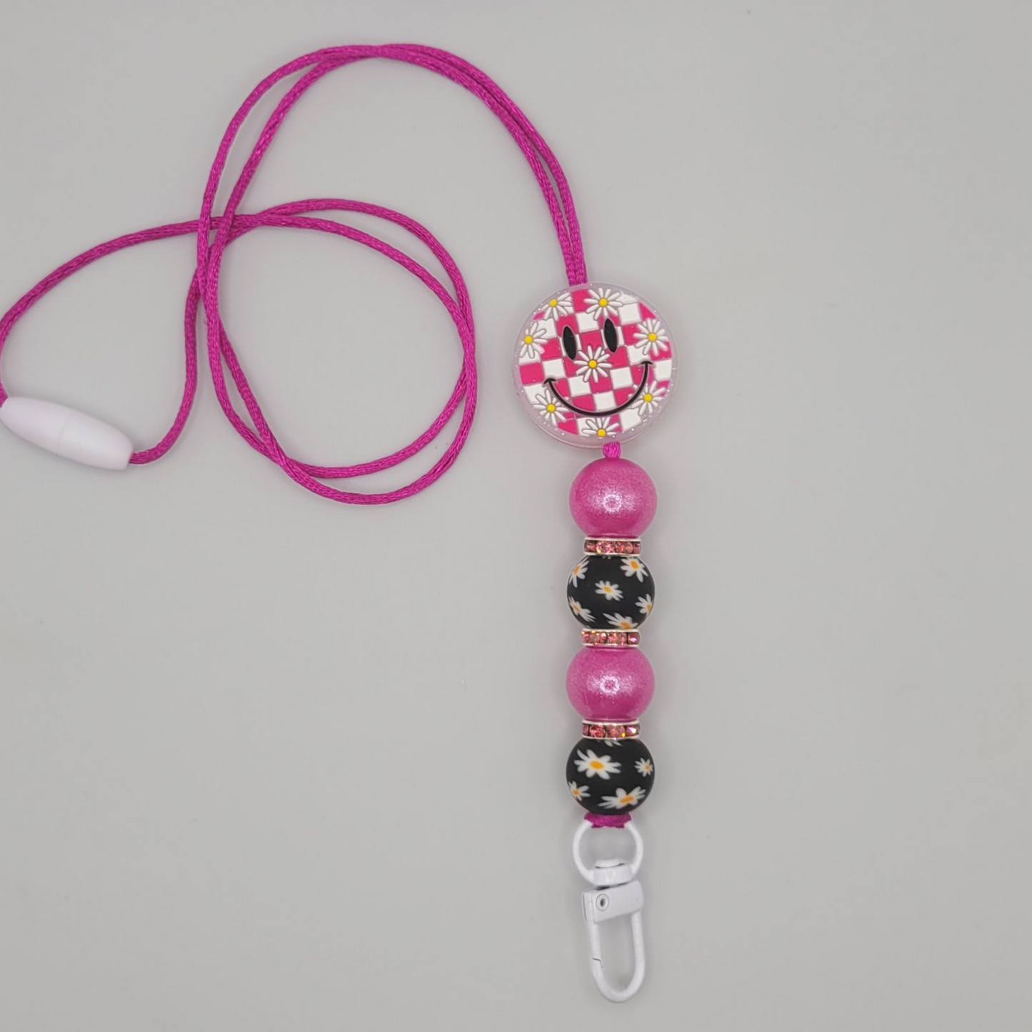 Lanyards - Pink Smile