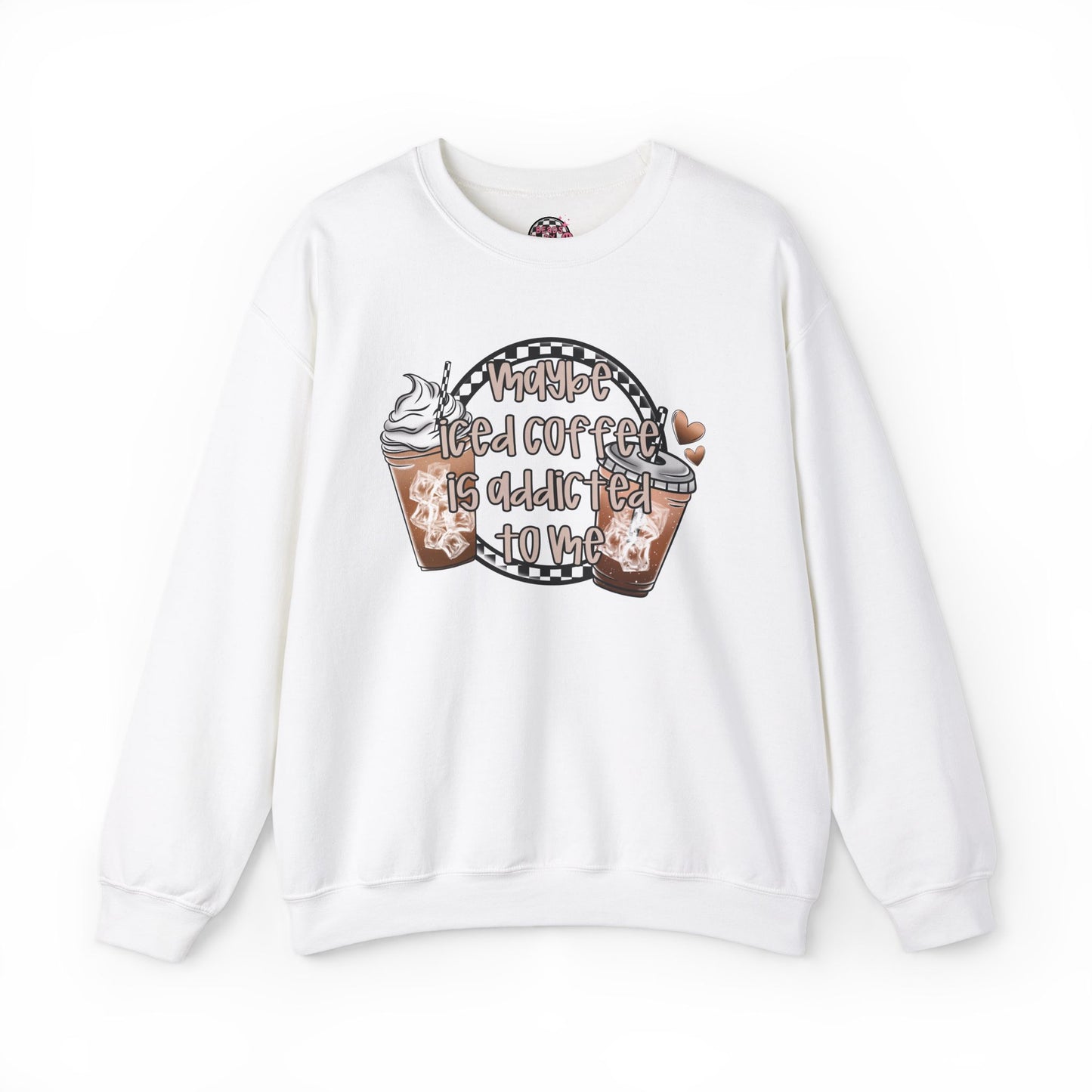 Maybe Iced Coffee Crewneck Sweatshirt
