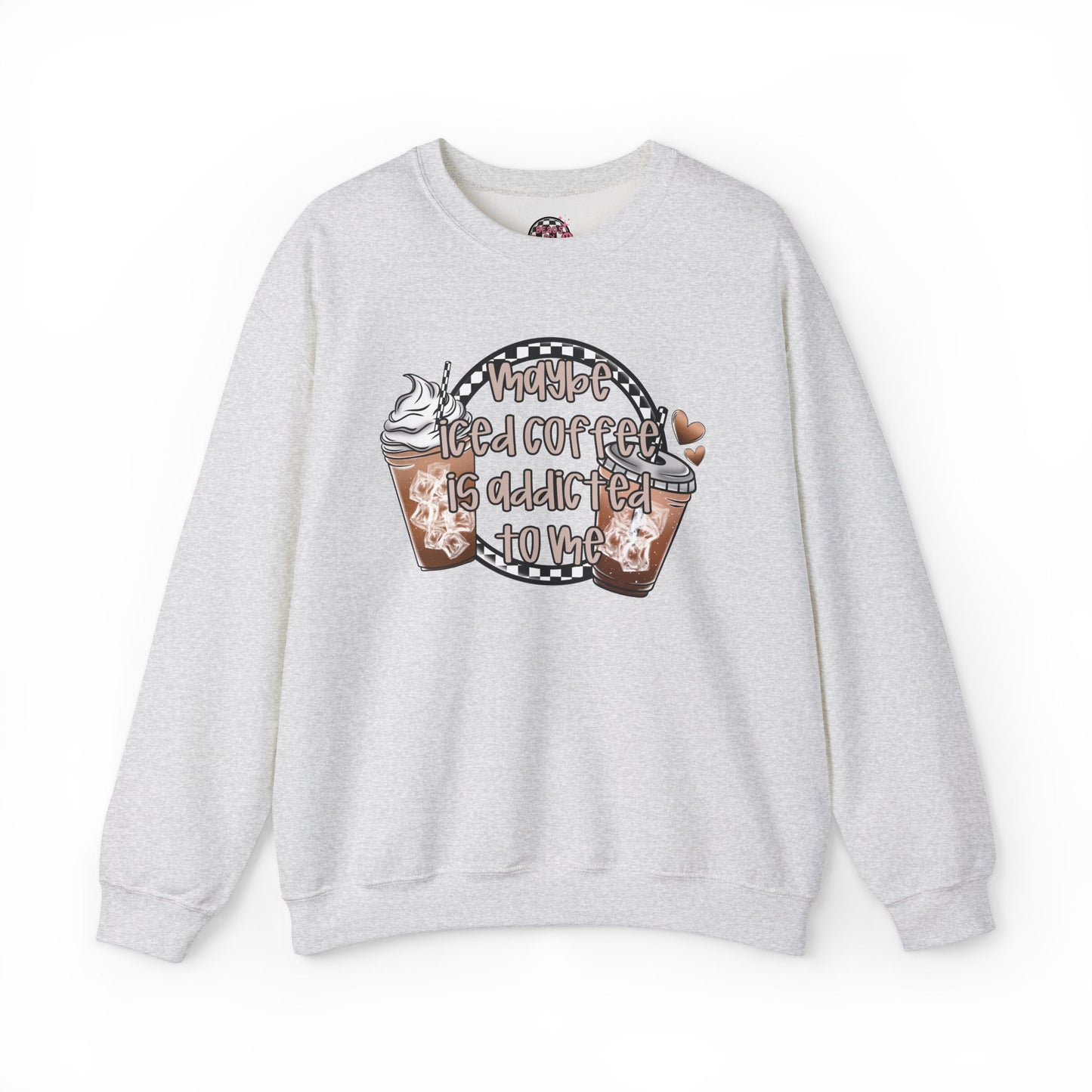 Maybe Iced Coffee Crewneck Sweatshirt