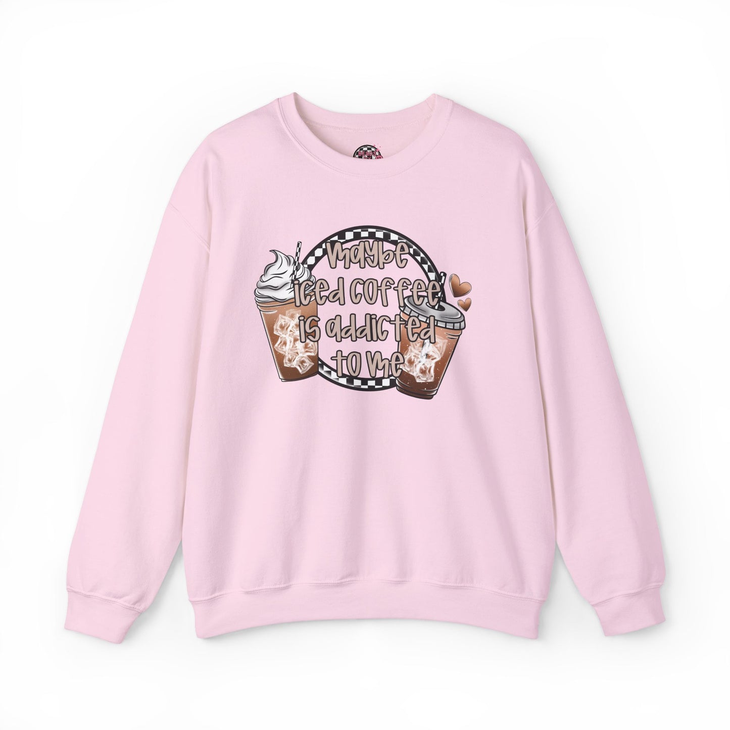 Maybe Iced Coffee Crewneck Sweatshirt
