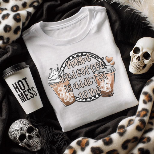 Maybe Iced Coffee Crewneck Sweatshirt