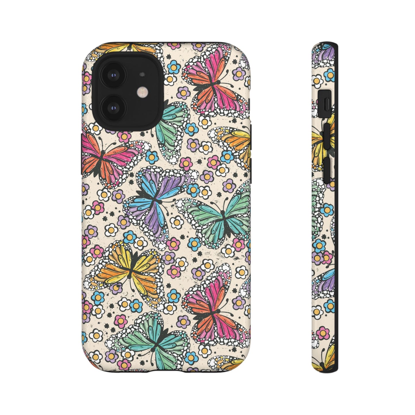 Neon Butterfly Phone Case