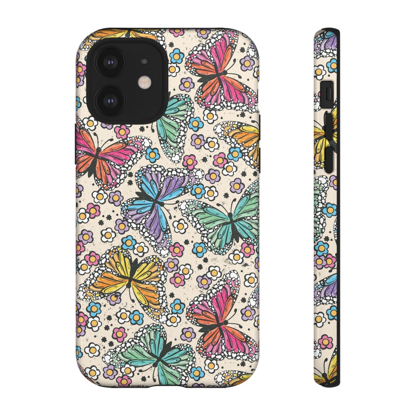 Neon Butterfly Phone Case