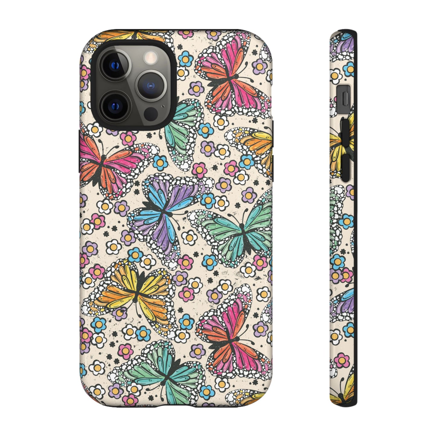 Neon Butterfly Phone Case