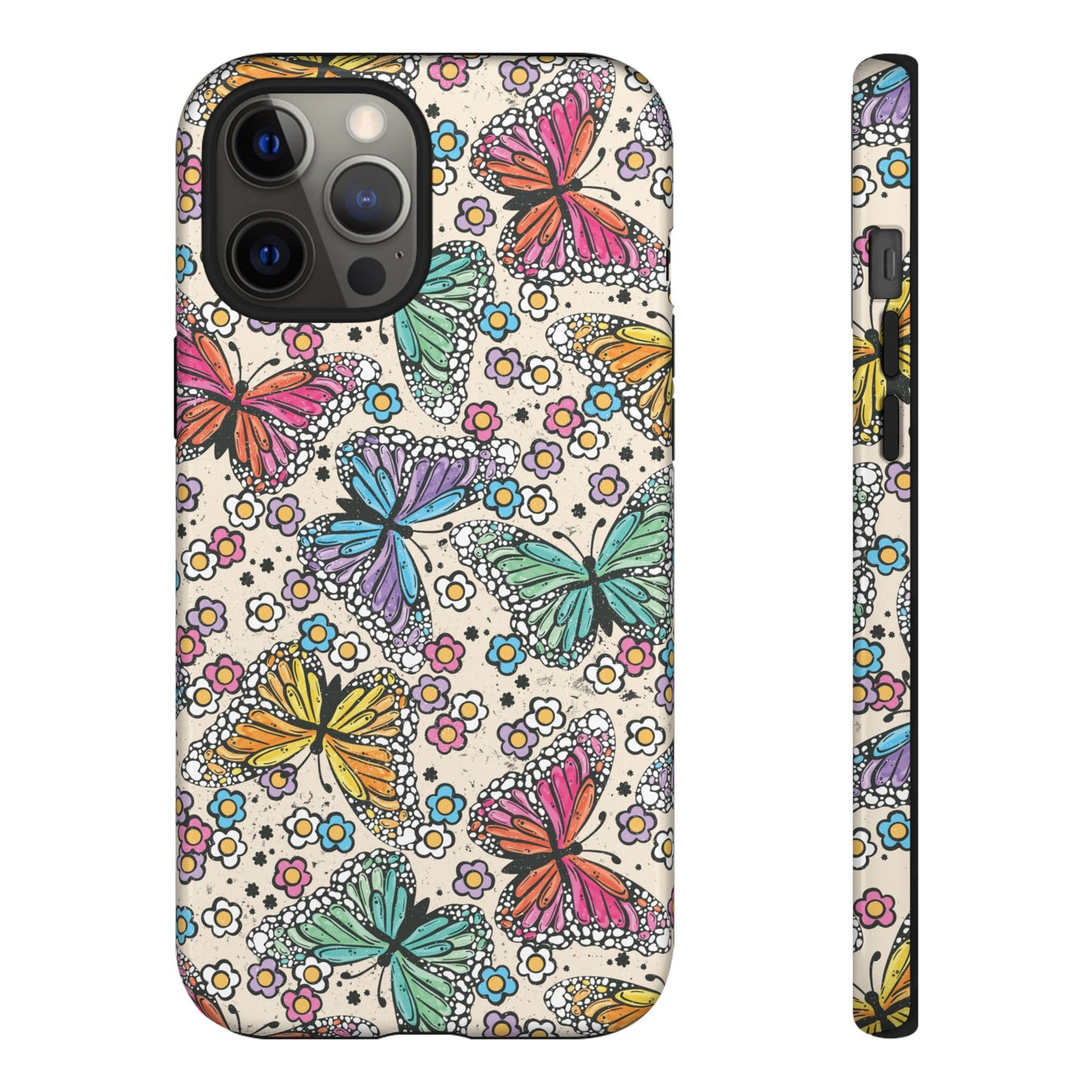 Neon Butterfly Phone Case