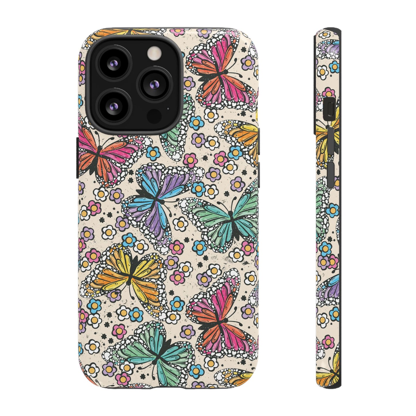 Neon Butterfly Phone Case