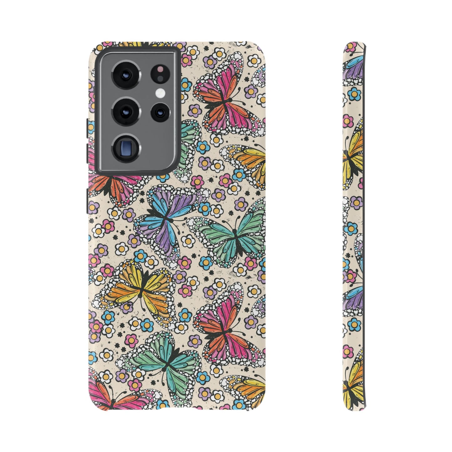 Neon Butterfly Phone Case