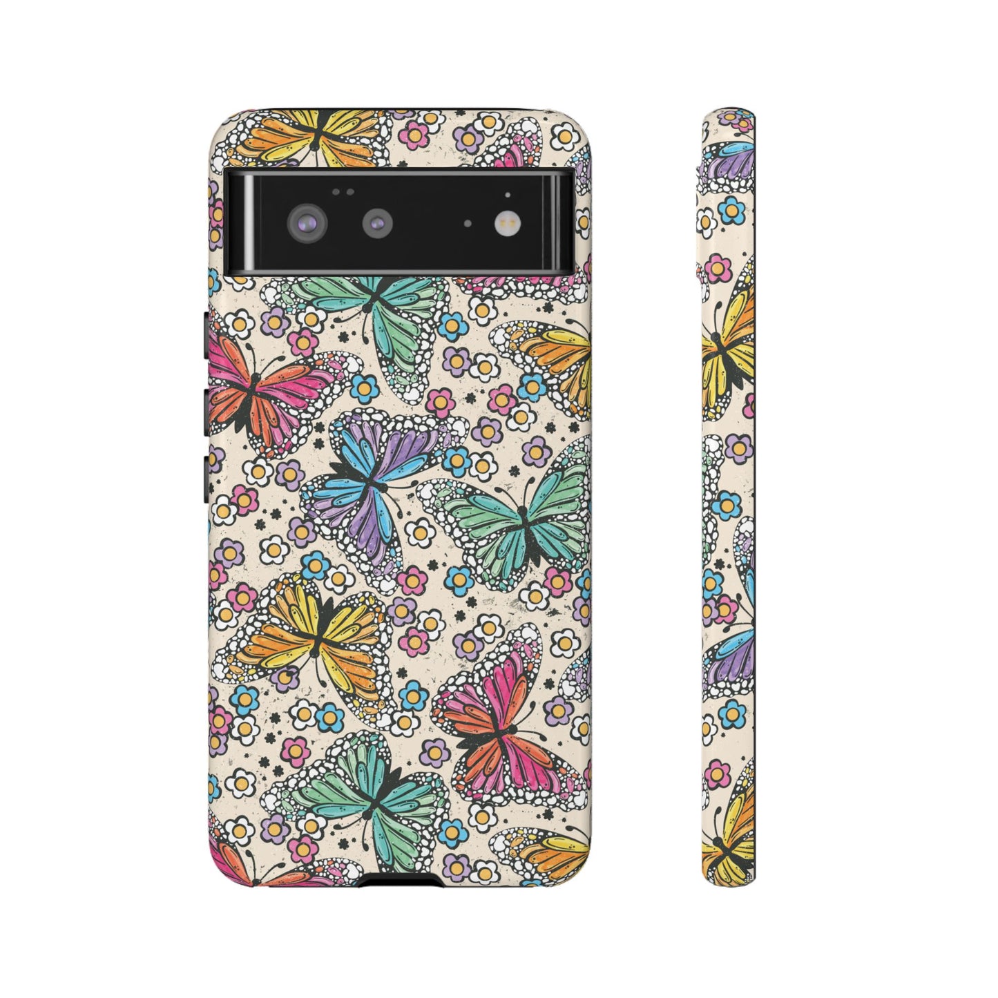 Neon Butterfly Phone Case