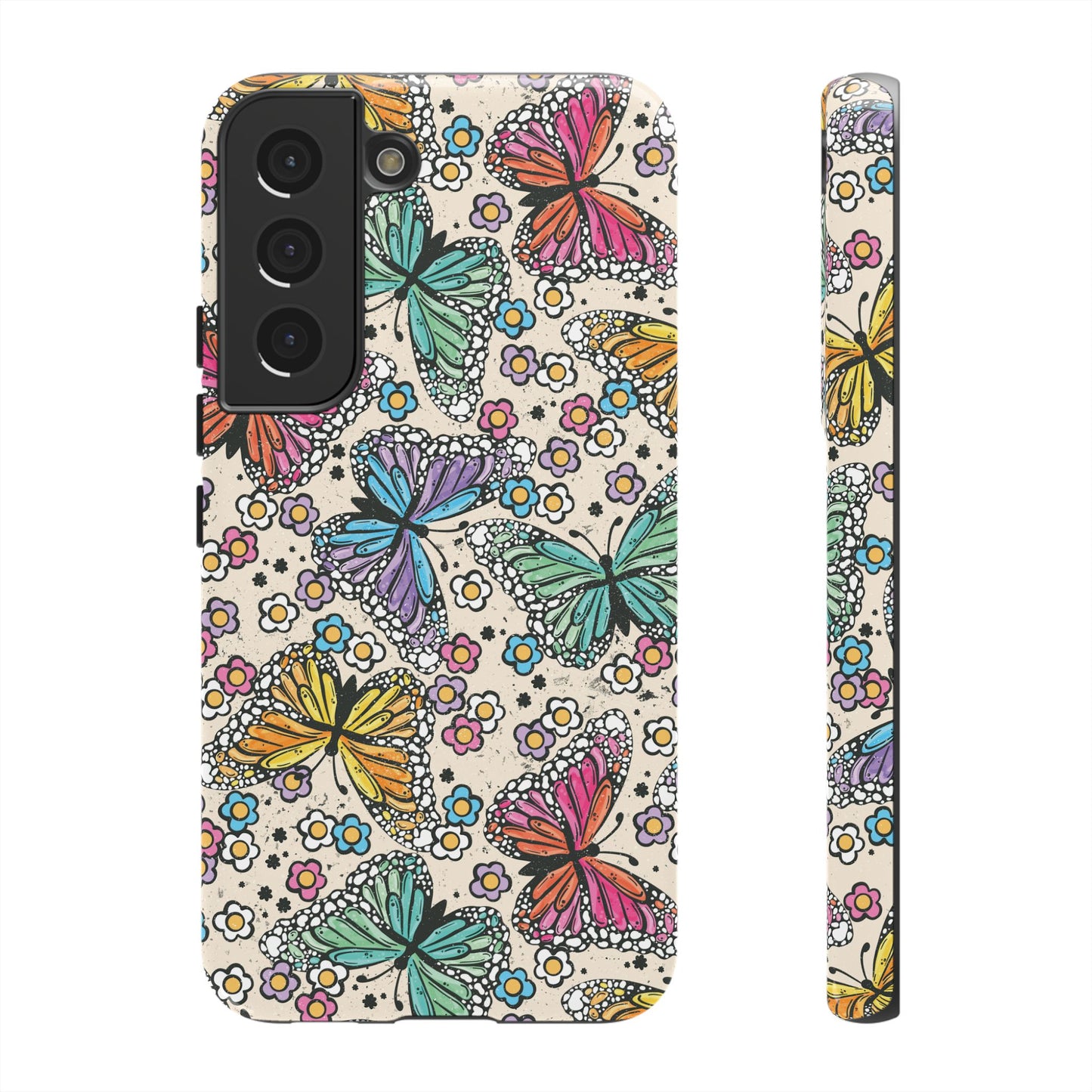 Neon Butterfly Phone Case