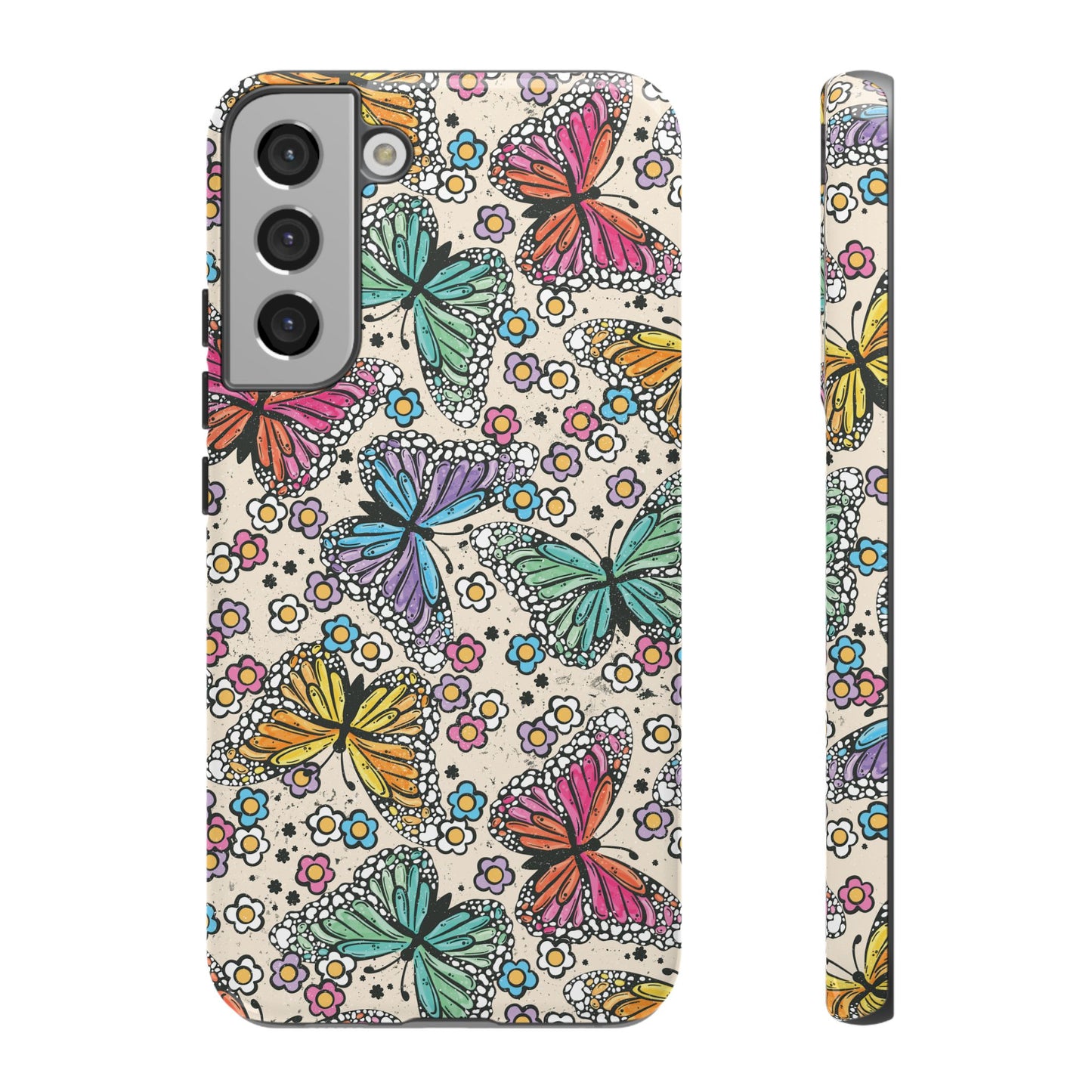 Neon Butterfly Phone Case