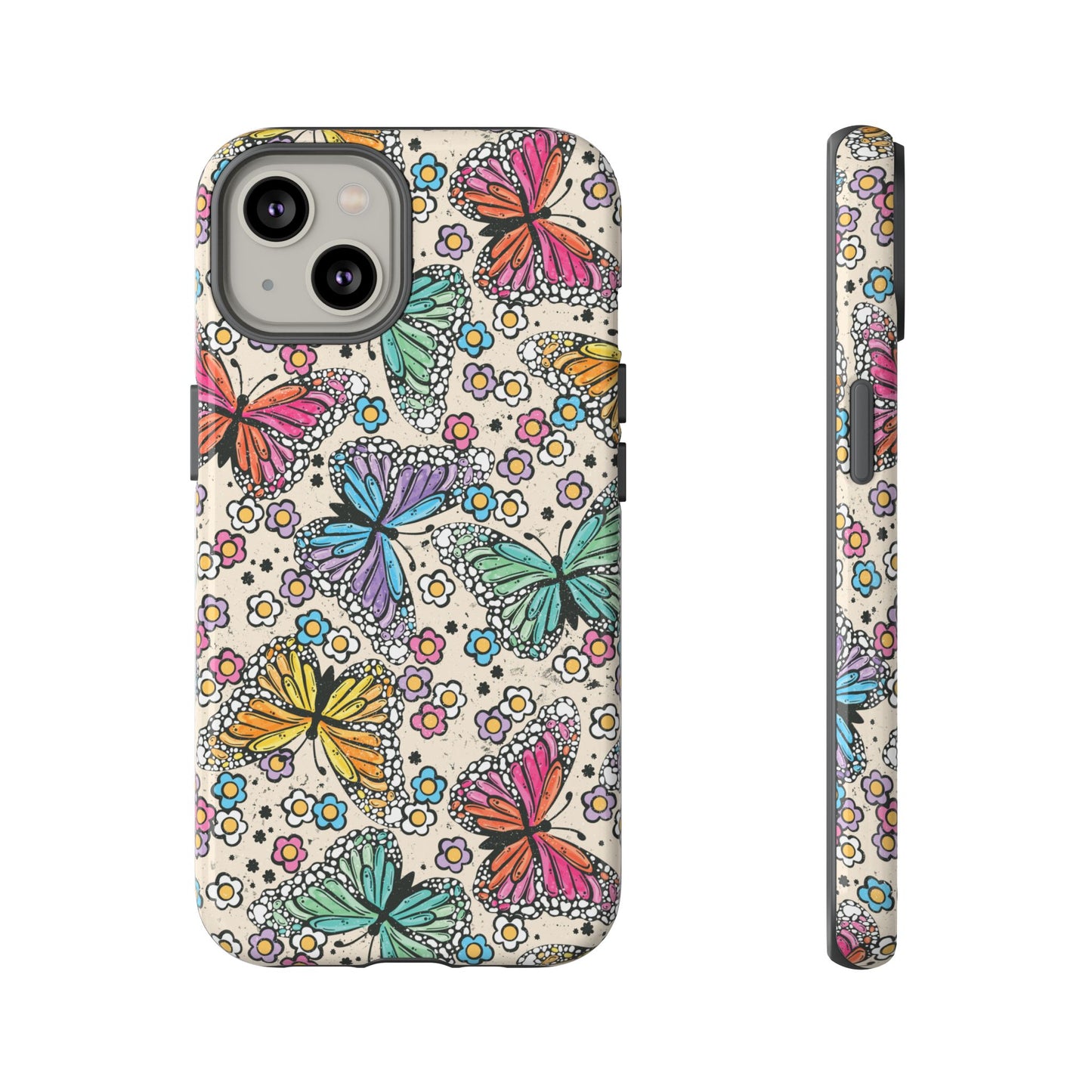 Neon Butterfly Phone Case