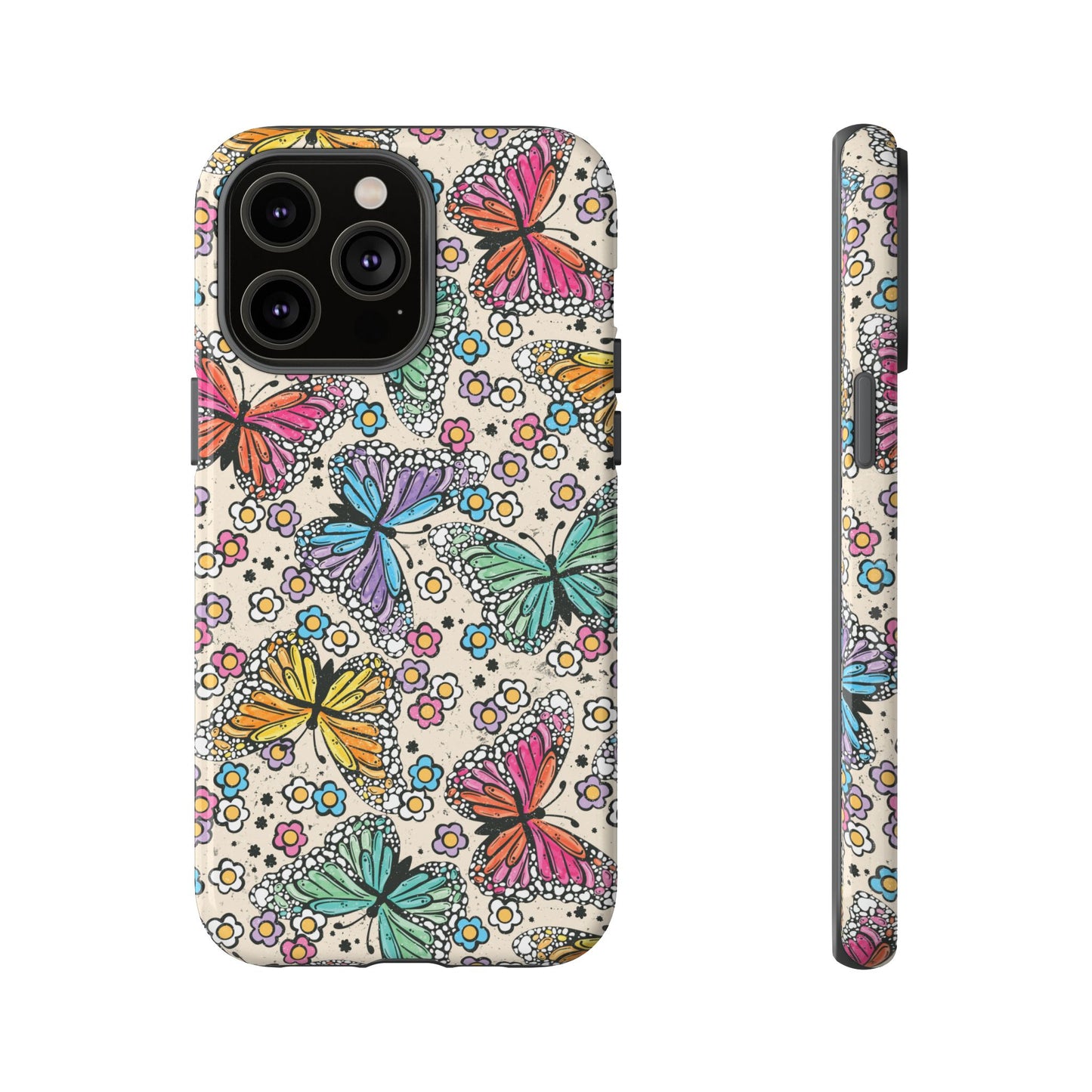 Neon Butterfly Phone Case