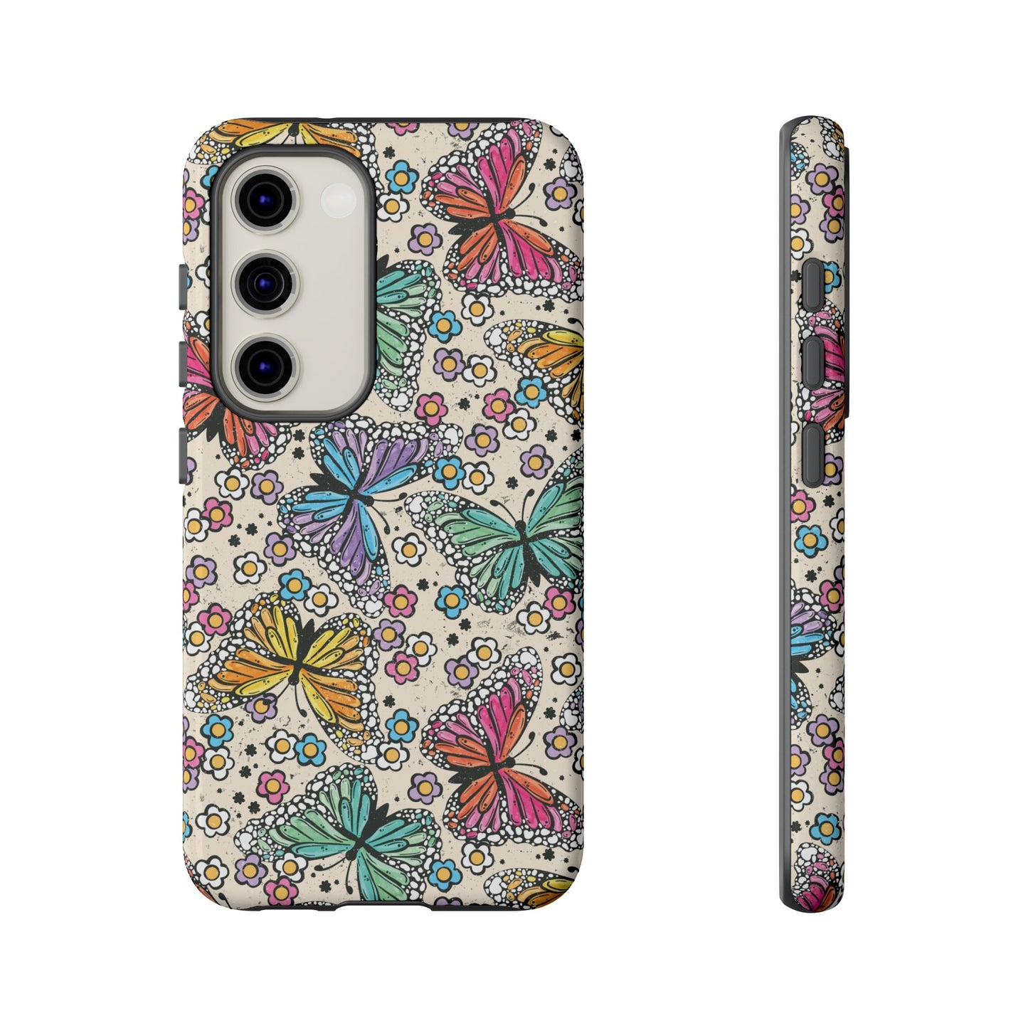 Neon Butterfly Phone Case