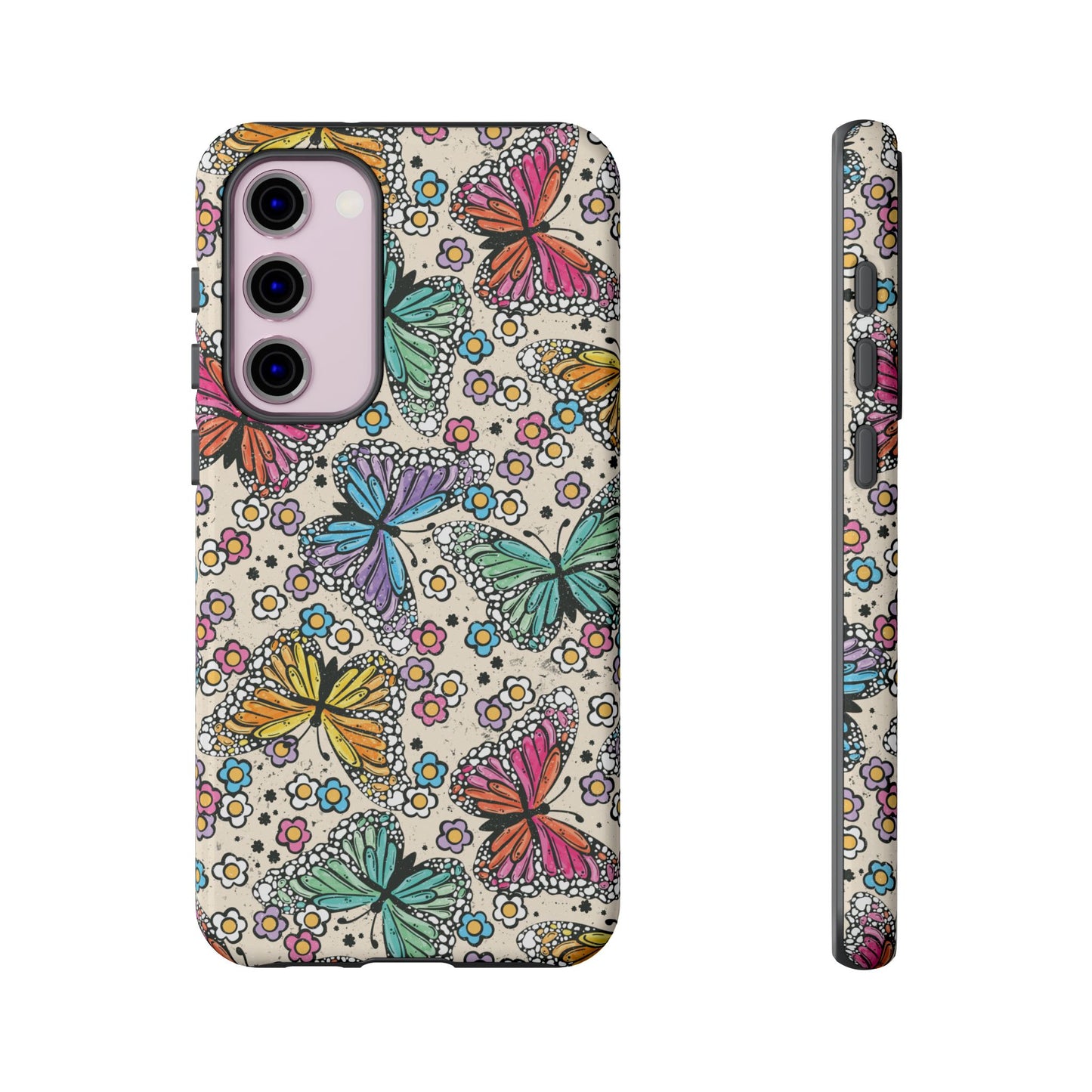 Neon Butterfly Phone Case