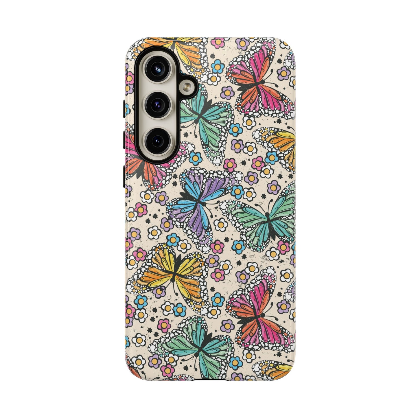 Neon Butterfly Phone Case