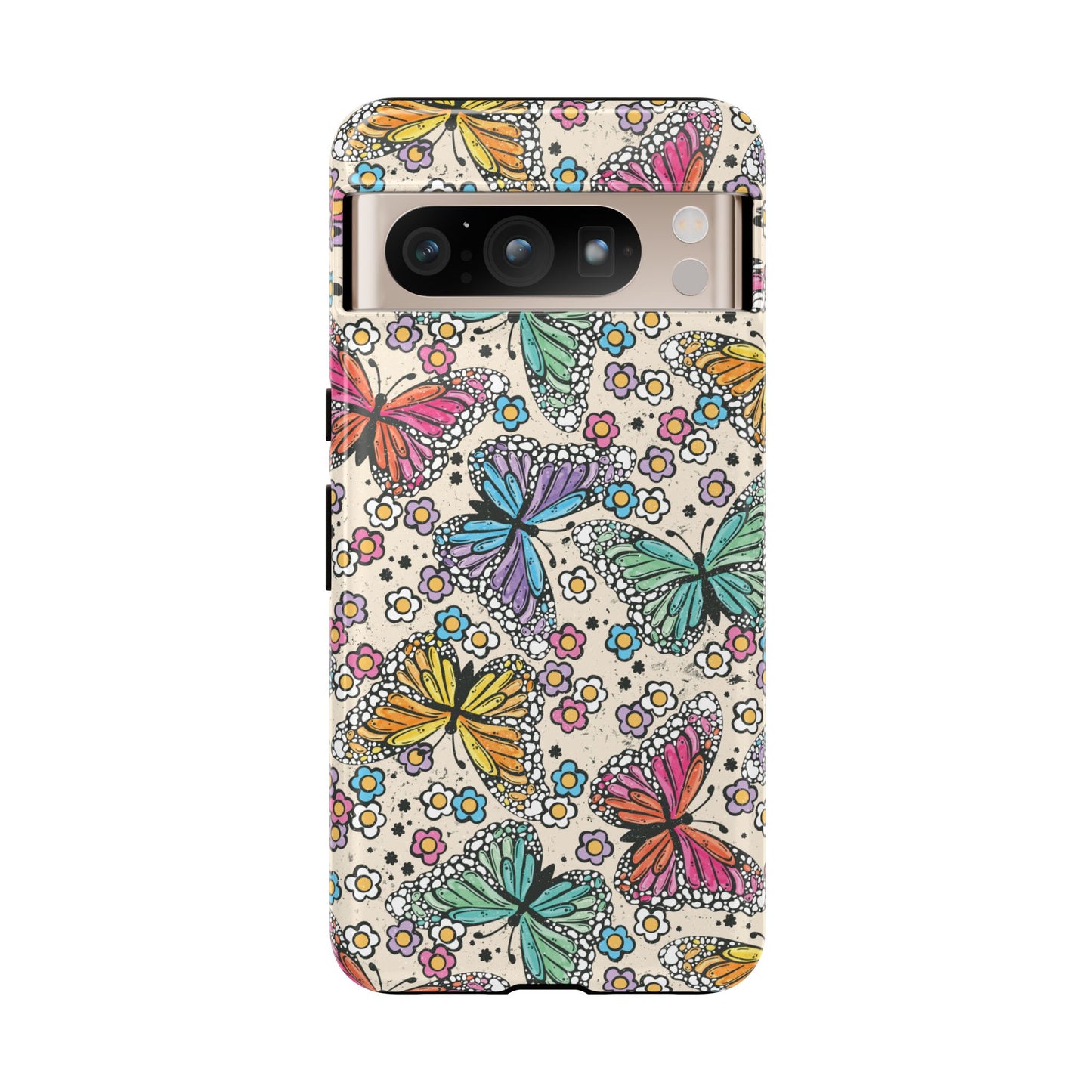Neon Butterfly Phone Case