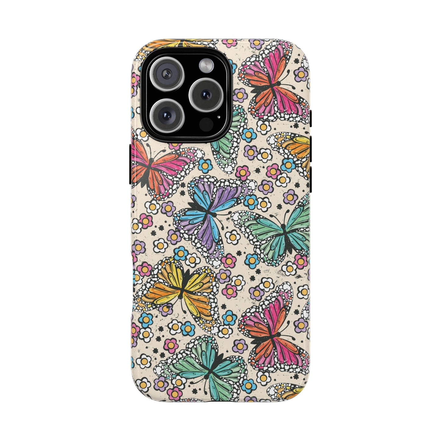 Neon Butterfly Phone Case