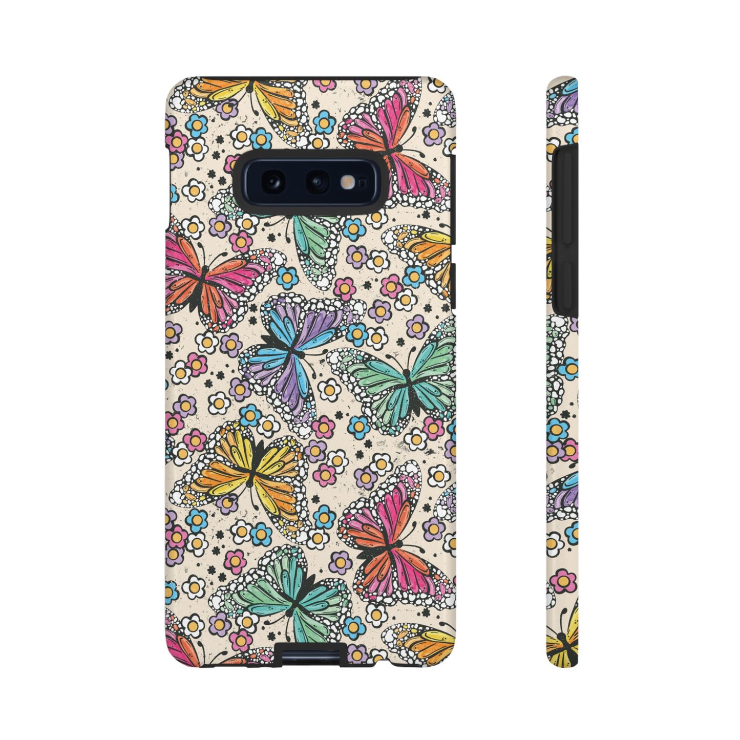 Neon Butterfly Phone Case