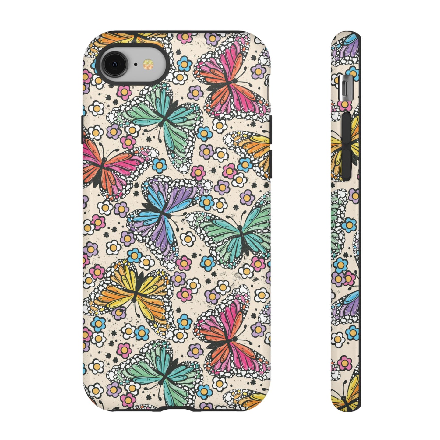 Neon Butterfly Phone Case