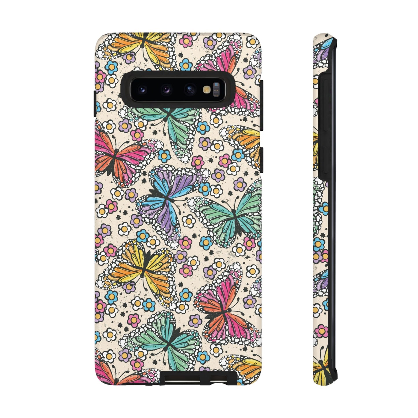 Neon Butterfly Phone Case