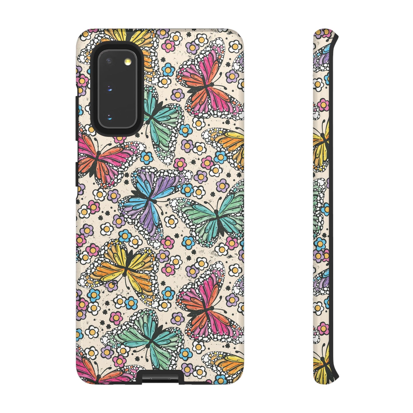 Neon Butterfly Phone Case