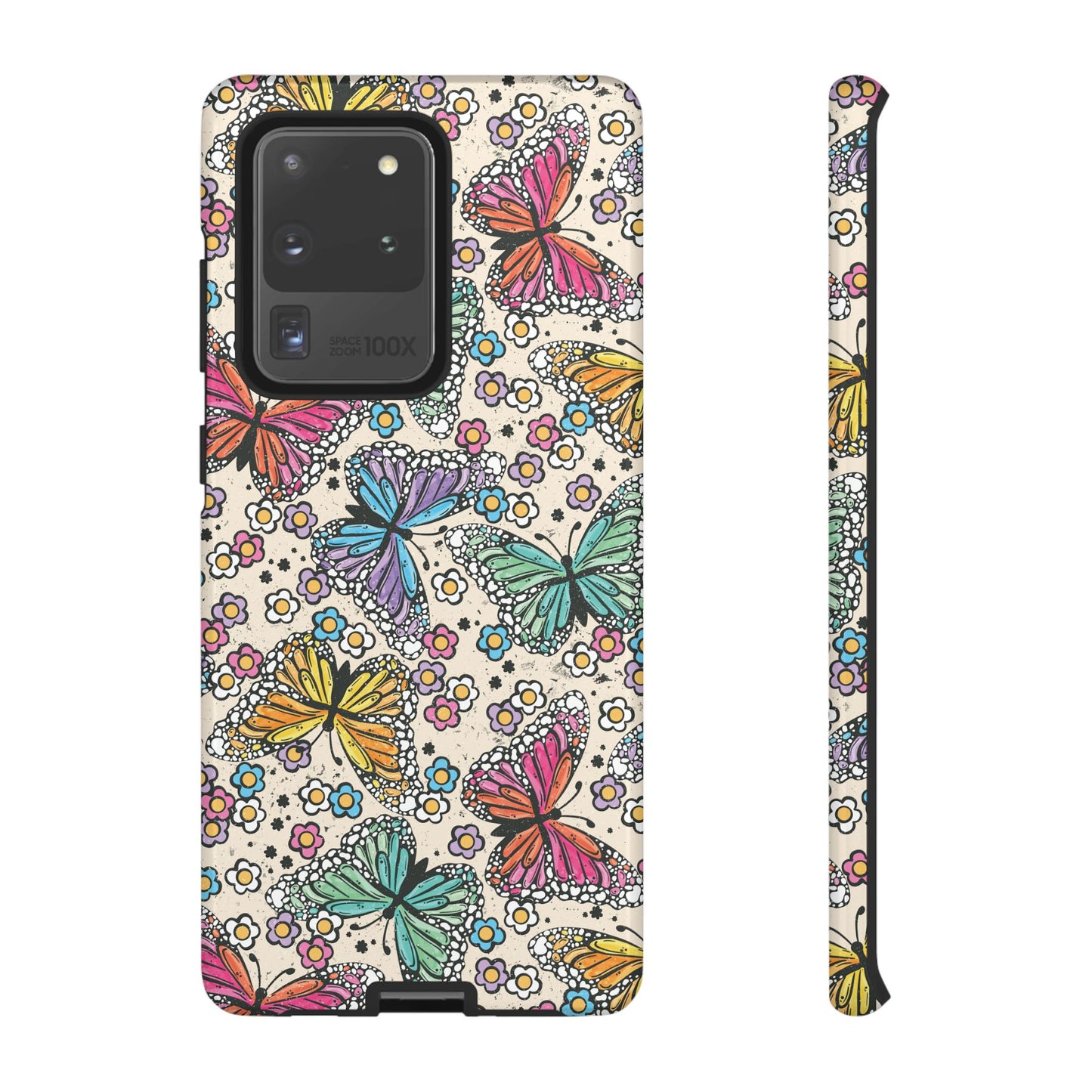 Neon Butterfly Phone Case
