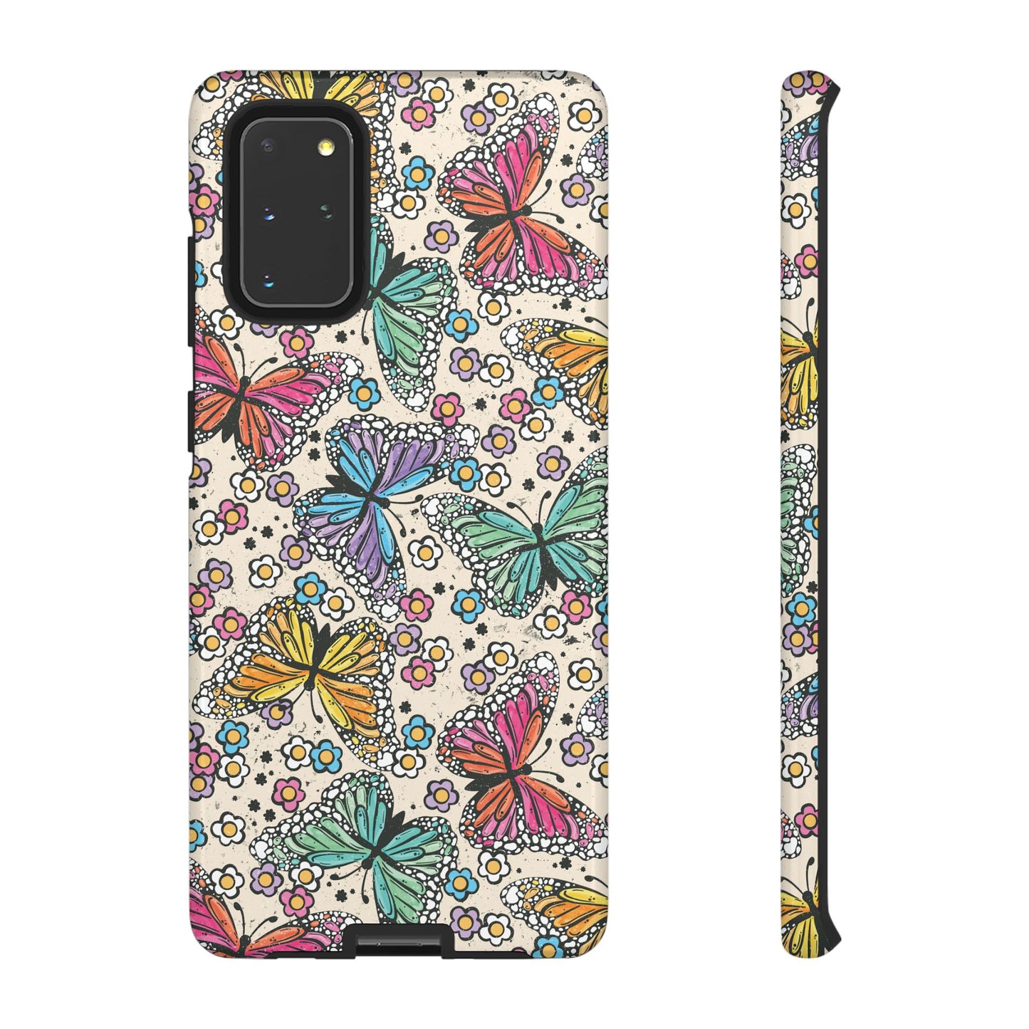 Neon Butterfly Phone Case