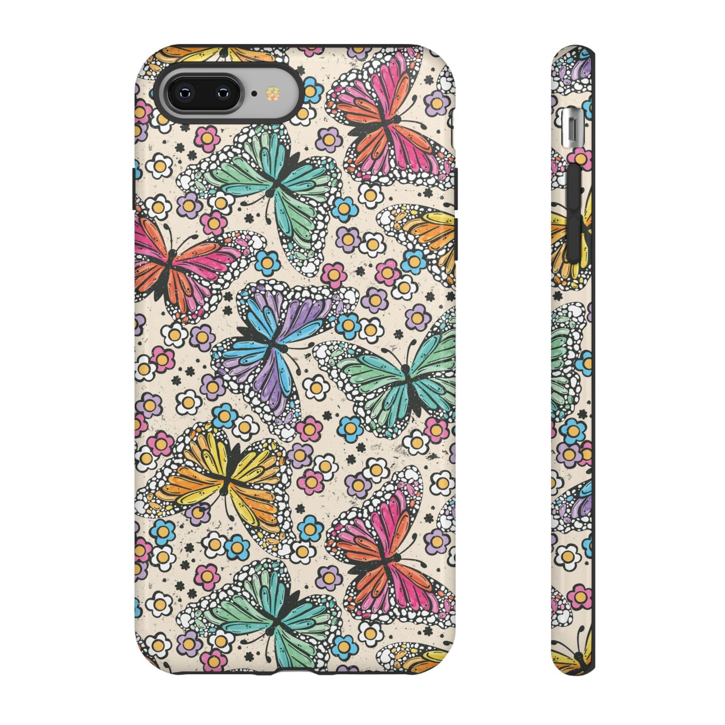 Neon Butterfly Phone Case