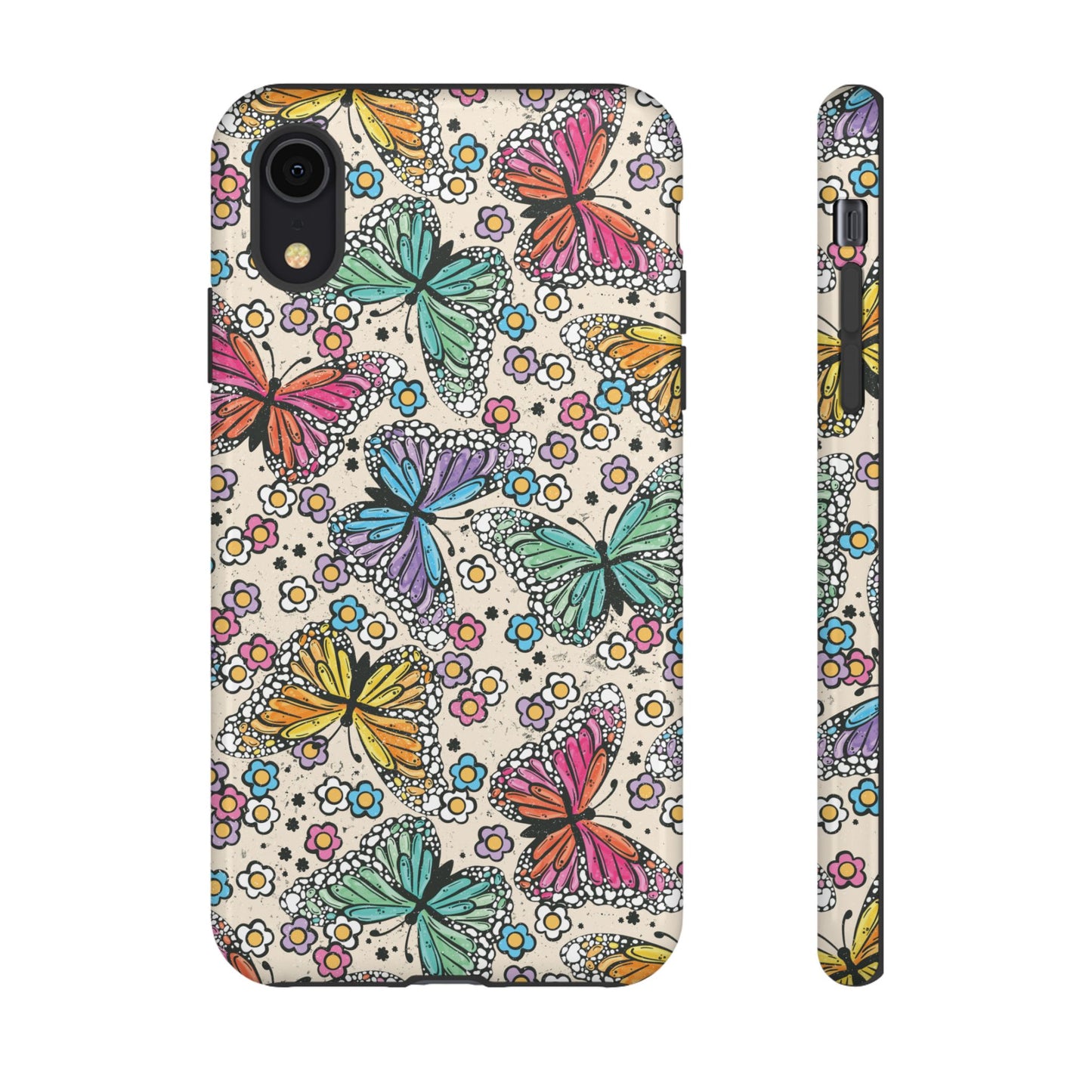 Neon Butterfly Phone Case