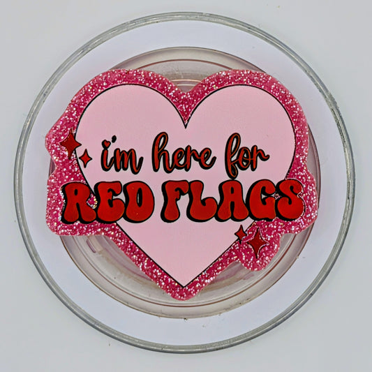 Phone or E-Reader Grip - Red Flags