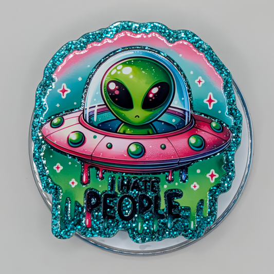 Phone or E-Reader Grip - I Hate People