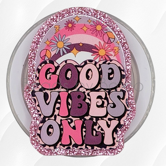Phone or E-Reader Grip - Good Vibes Only