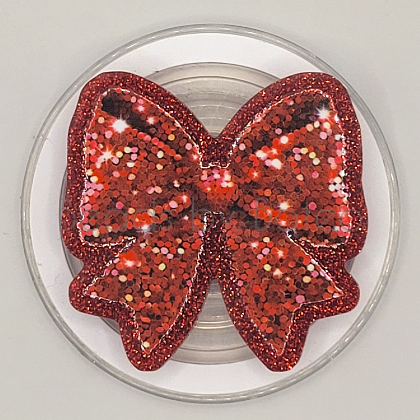 Phone or E-Reader Grip - Red Bow