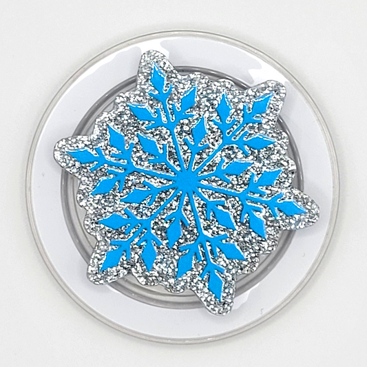 Phone or E-Reader Grip - Snowflake