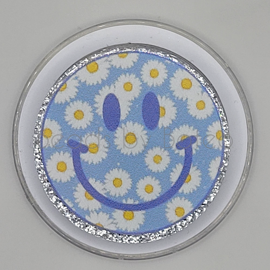 Phone or E-Reader Grip - Daisy Smile