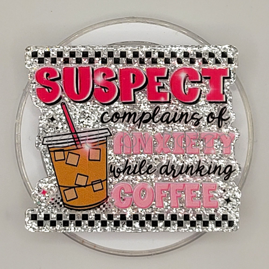 Phone or E-Reader Grip - Suspect Iced Coffee