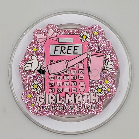 Phone or E-Reader Grip - Girl Math