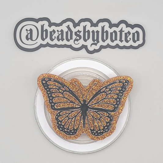 Phone or E-Reader Grip - Monarch Butterfly