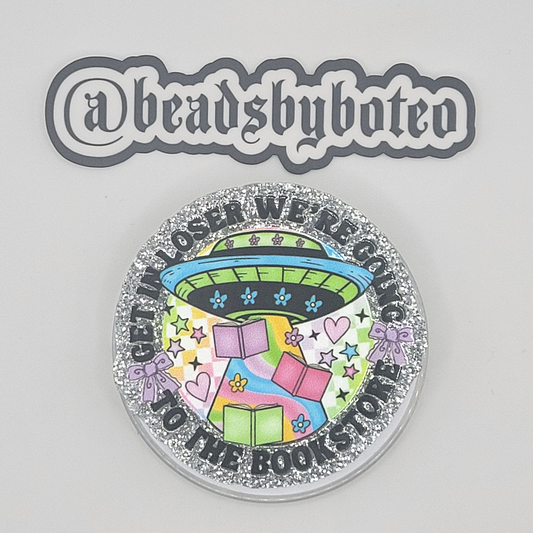 Phone or E-Reader Grip - Get in Loser