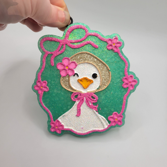 Freshies - Goose Frame Teal/Pink (Leather & Lace)