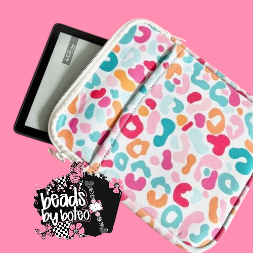 E-Reader Sleeve - Colorful Leopard