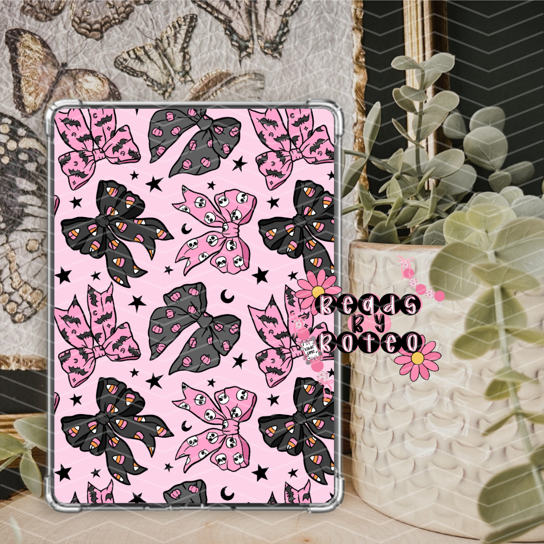 Kindle Insert - Pink Halloween Bows
