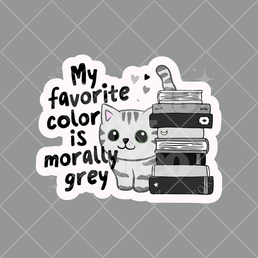 Stickers - Morally Grey Cat