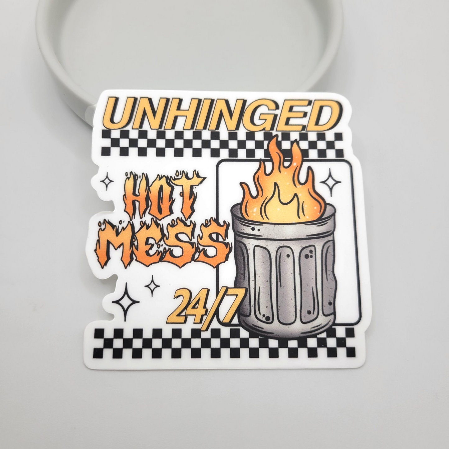 Stickers - Unhinged Hot Mess