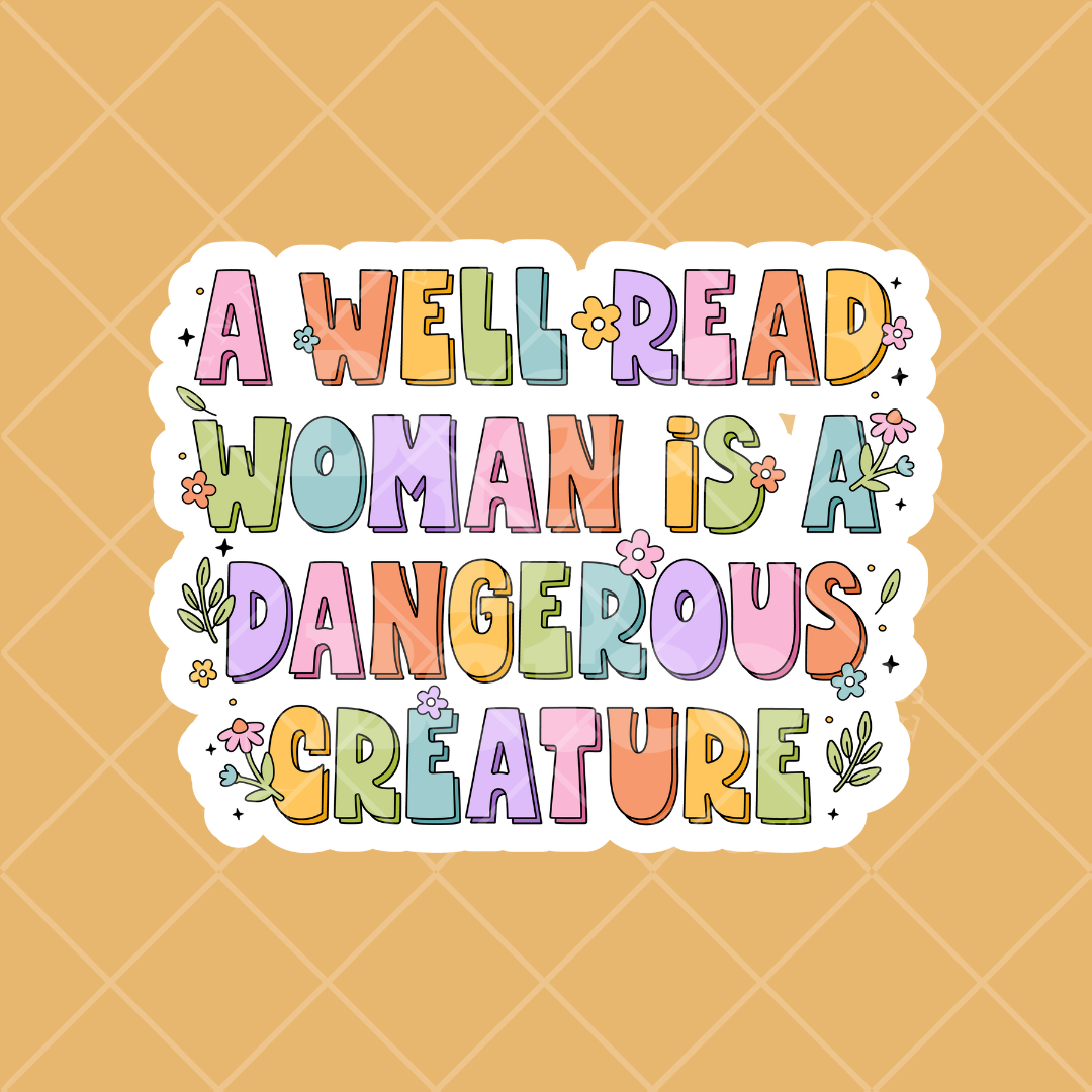 Stickers - Well-Read Woman