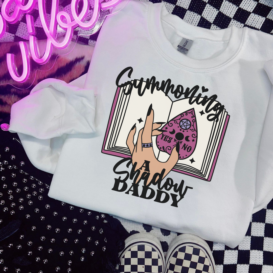 Summoning a Shadow Daddy Crewneck Sweatshirt