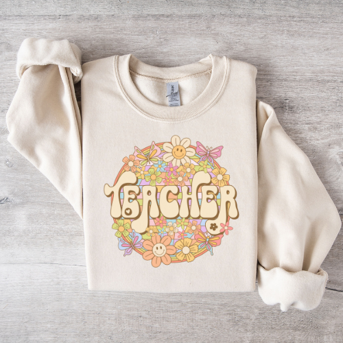 Teacher Crewneck Sweatshirt